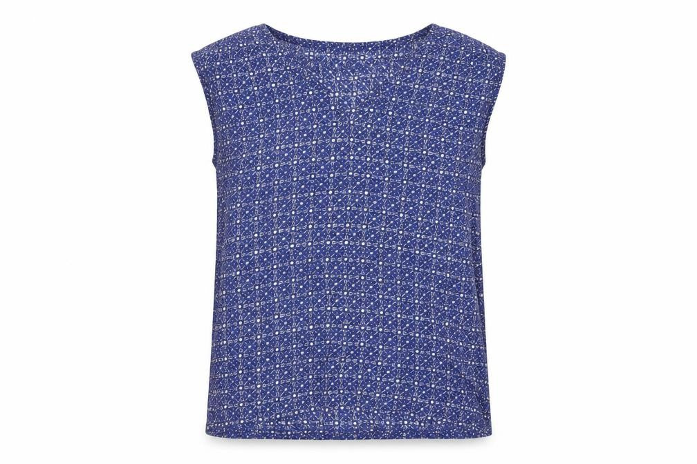 1, 2, 3 Paris Women's Blue Floral Blouse Size 10