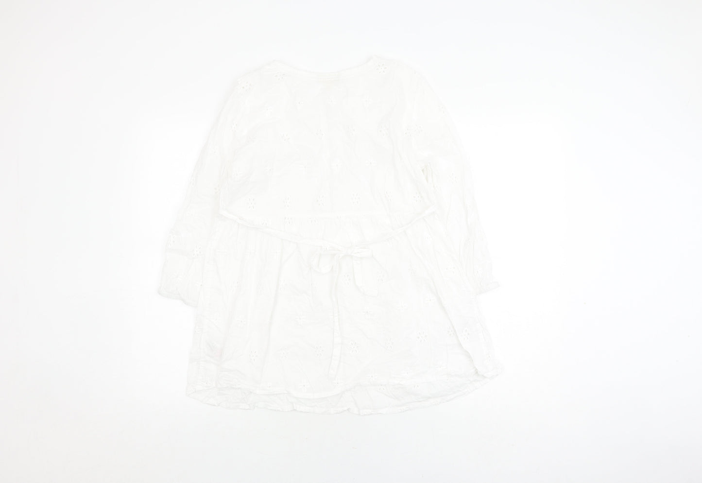 JoJo Maman Bébé Women’s White Tunic Blouse S