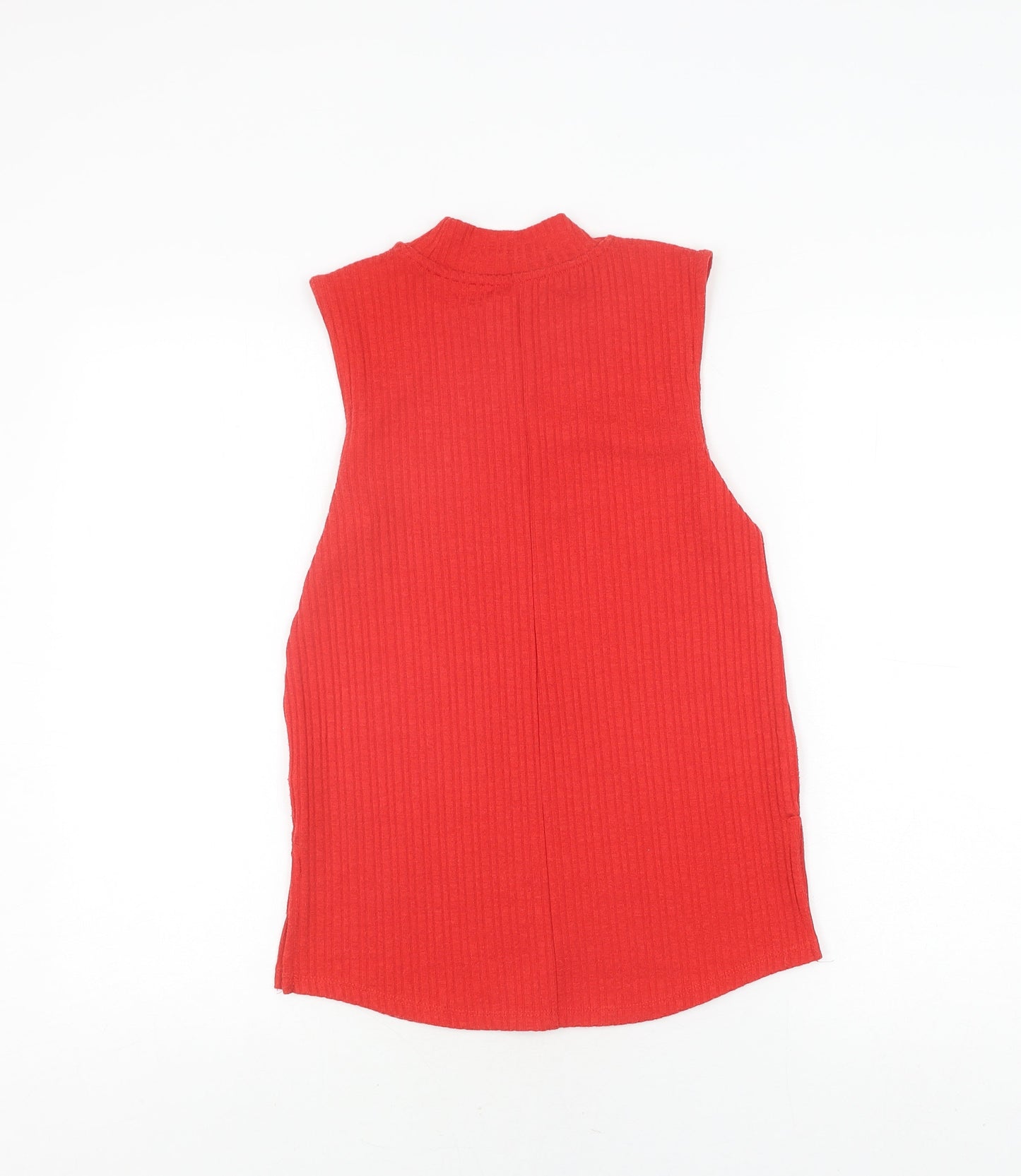 Marks and Spencer Red Sleeveless Knit Top Women Size 6