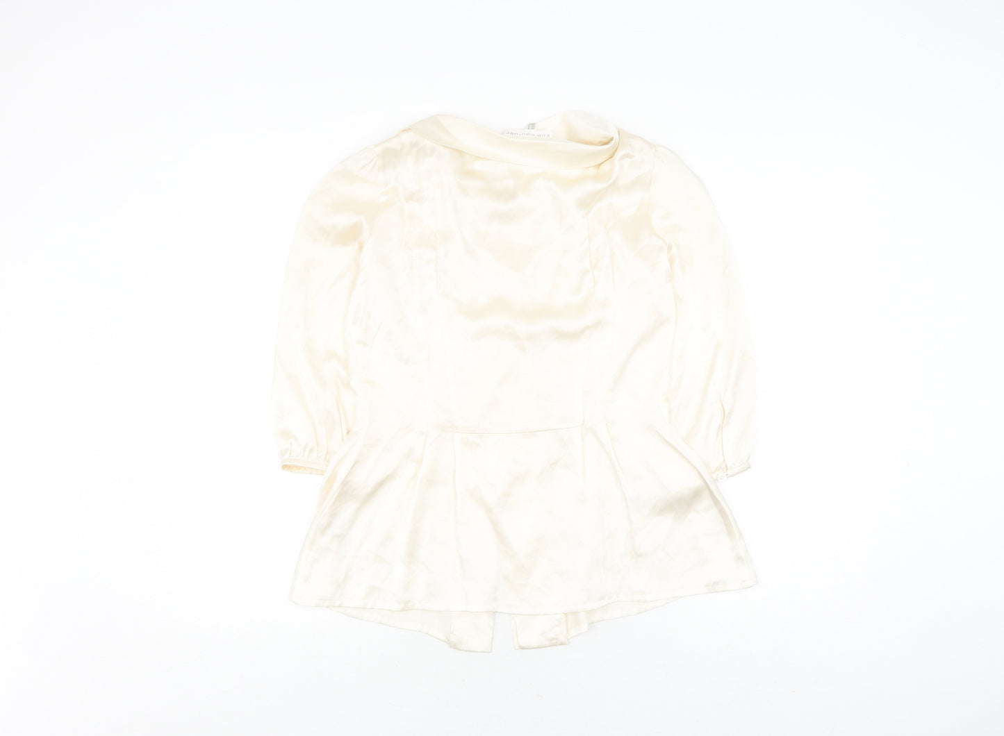 Sub-Couture Women's Ivory Silk Blouse UK 8