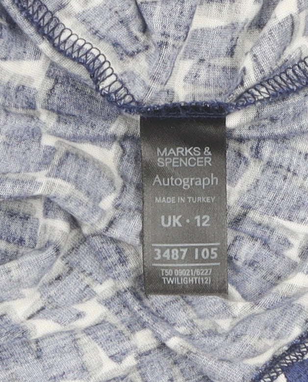 Marks & Spencer Women's Geometric T-Shirt, Size 12