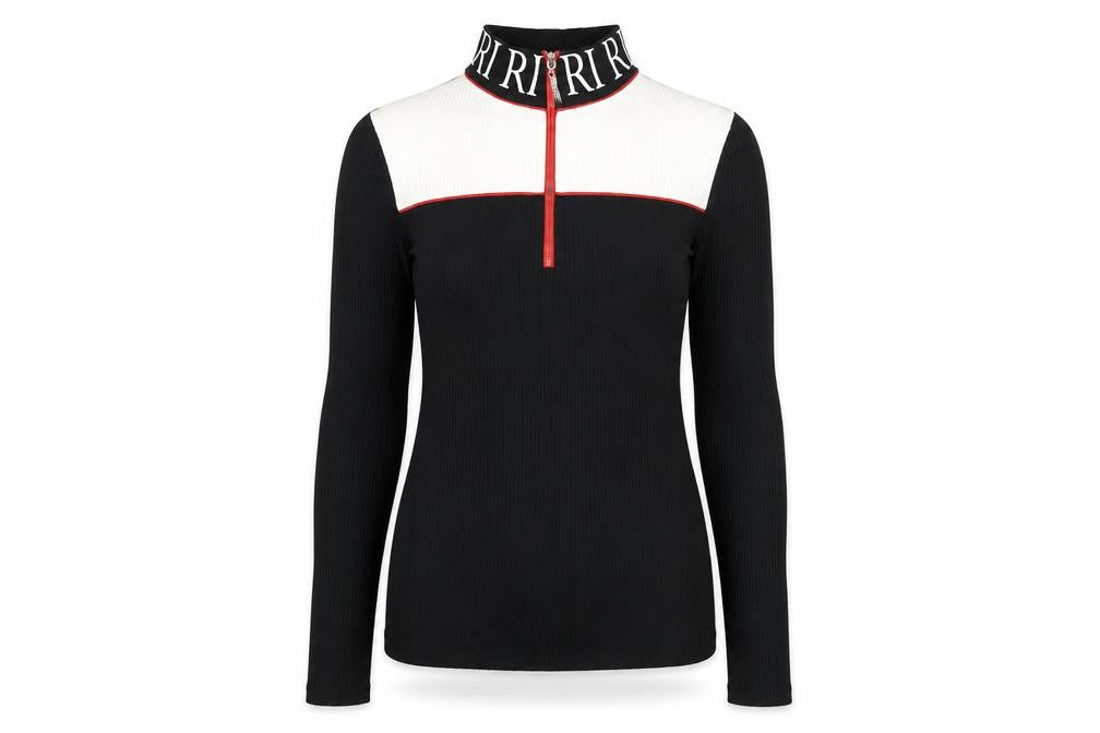 River Island Women's Black Polo Top Size 8