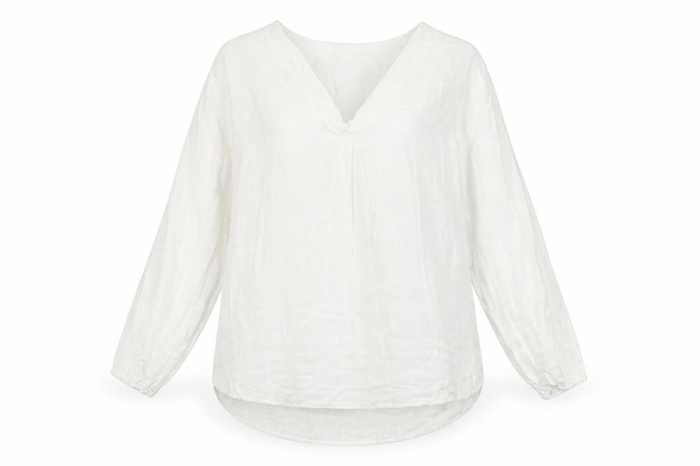 Apricot Women's White Cotton Blouse - Size S