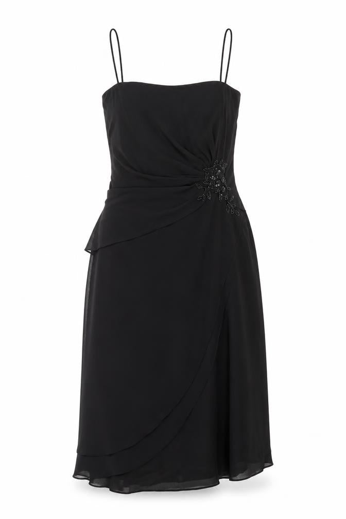 Cachet Women's Black Sleeveless Slip Dress Size 10