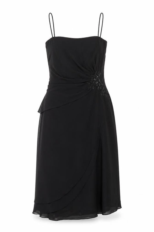 Cachet Women's Black Sleeveless Slip Dress Size 10