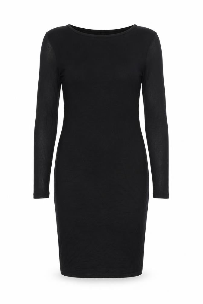H&M Women's Black Midi Bodycon Dress S