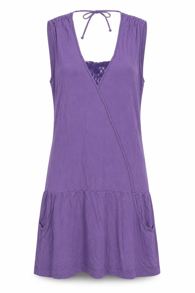 La Redoute Women's Purple Wrap Dress Size M