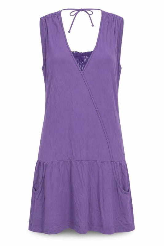 La Redoute Women's Purple Wrap Dress Size M