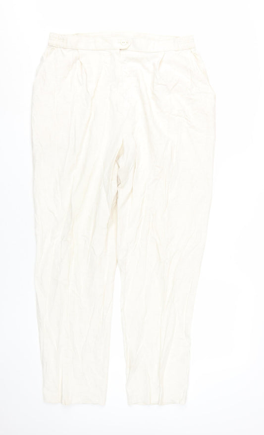 Marks and Spencer Women's Ivory Dress Pants Size 18