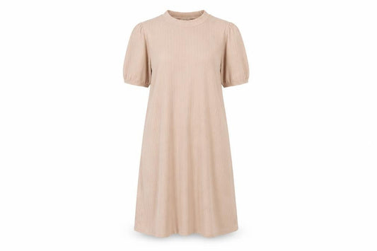 Miss Selfridge Beige Dress, UK 16, Half Sleeve Casual Wear