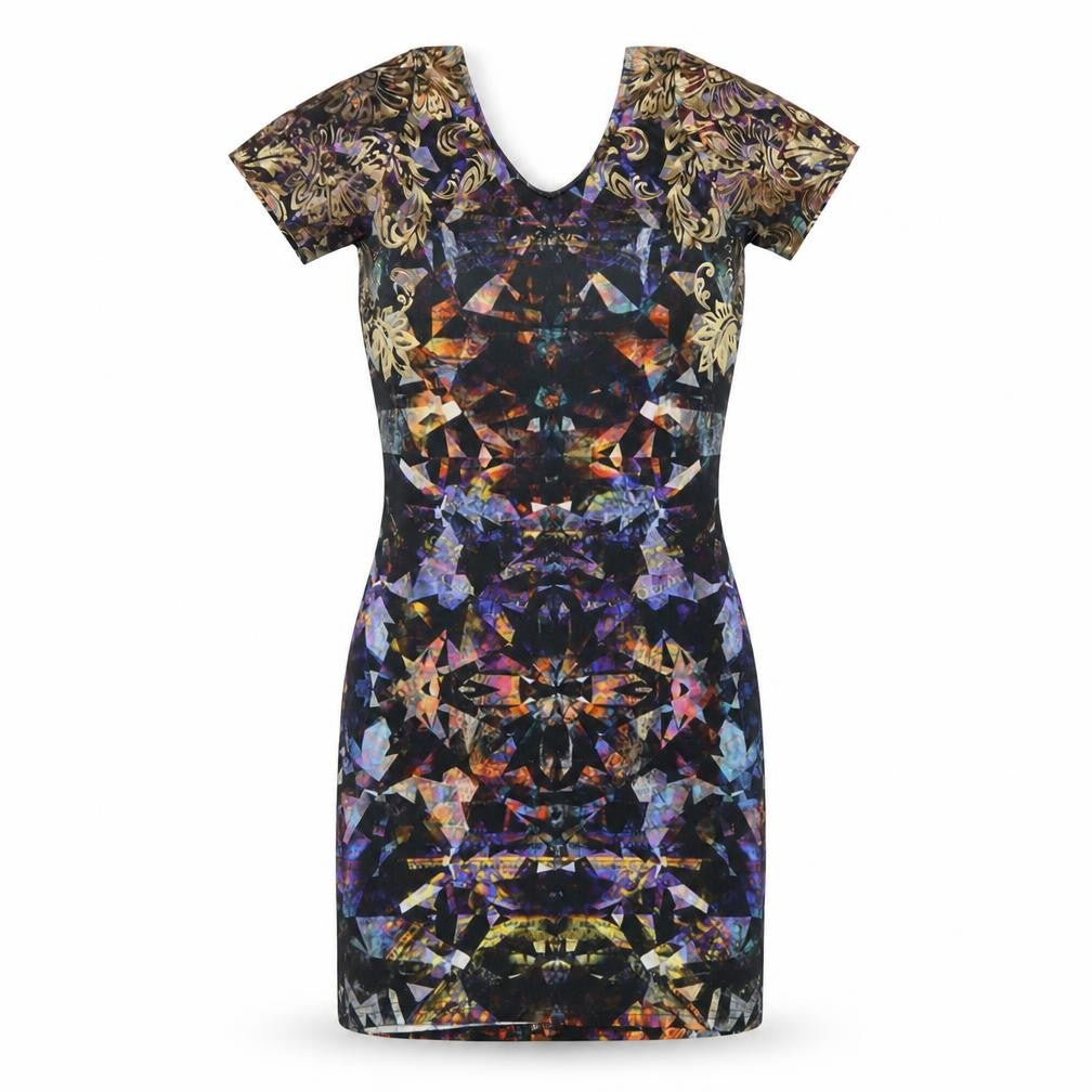 River Island Women's Multicoloured Bodycon Dress