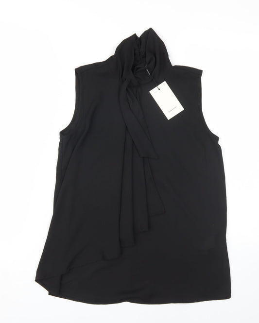 Soyaconcept Women's Black XS High Neck Blouse