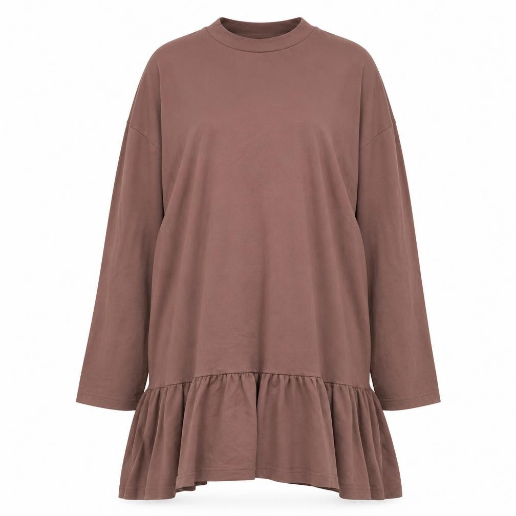 Weekday Women's Brown Tunic T-Shirt - Small, Casual