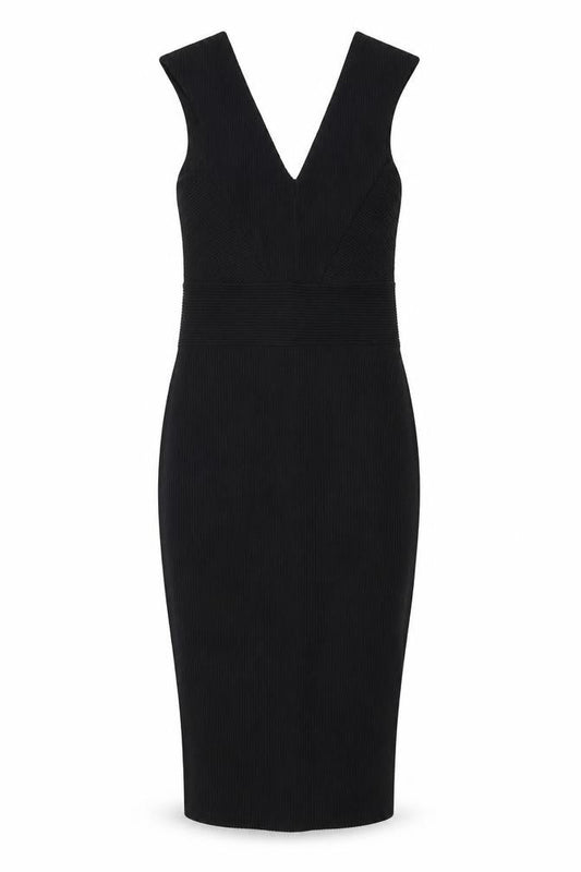 Miss Selfridge Women Black Size 8 Sheath Dress