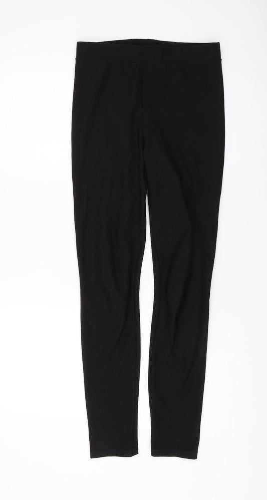 H&M Women's Black Skinny Jegging Trousers - Size S