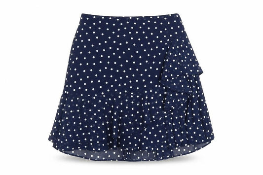 Marks & Spencer Women's Blue Polka Dot Wrap Skirt