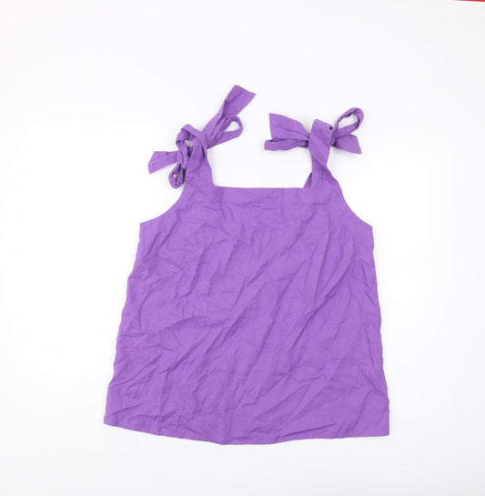 Marks and Spencer Women's Purple Camisole Tank Top Size 12