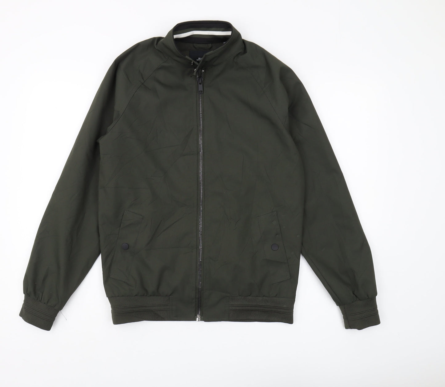 Burton Menswear Men's Green Bomber Jacket S Lightweight