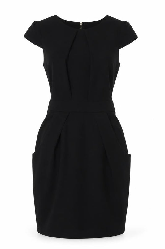 Voulez Vous Women's Black Size 8 Sheath Dress