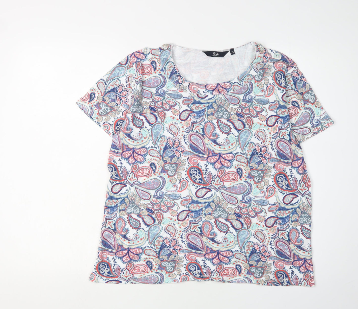 Isle Essentials Women's Multicoloured T-Shirt M