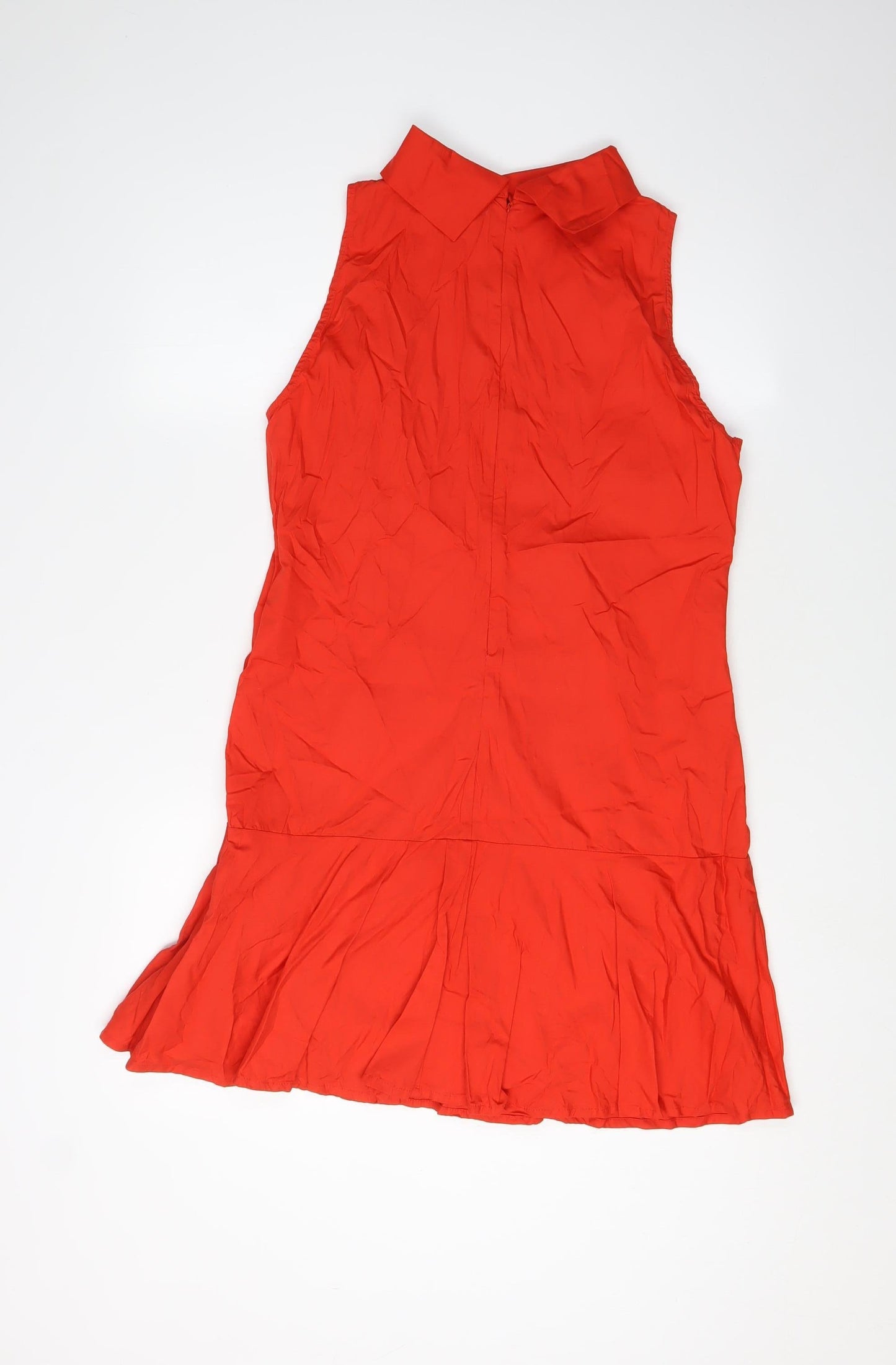 River Island Women's Red Sleeveless Short Dress