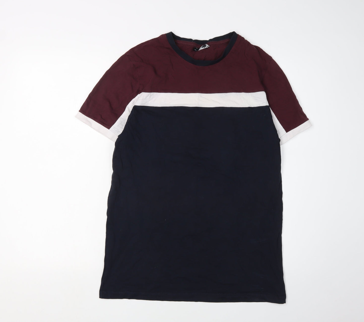 ASOS DESIGN Men's Colourblock T-Shirt, Size M, Multicoloured