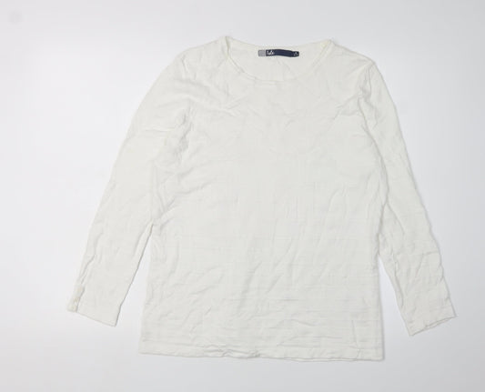 Isle Women's White Pullover Jumper M