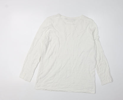 Isle Women's White Pullover Jumper M