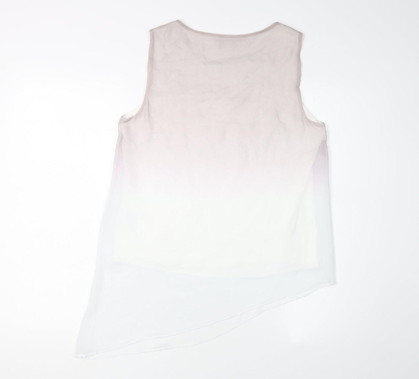 RJR John Rocha Women’s Ivory Sleeveless Tank Size 12