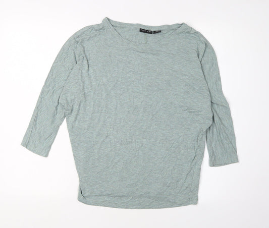 Tahari Women's Green 3/4 Sleeve Basic Blouse S