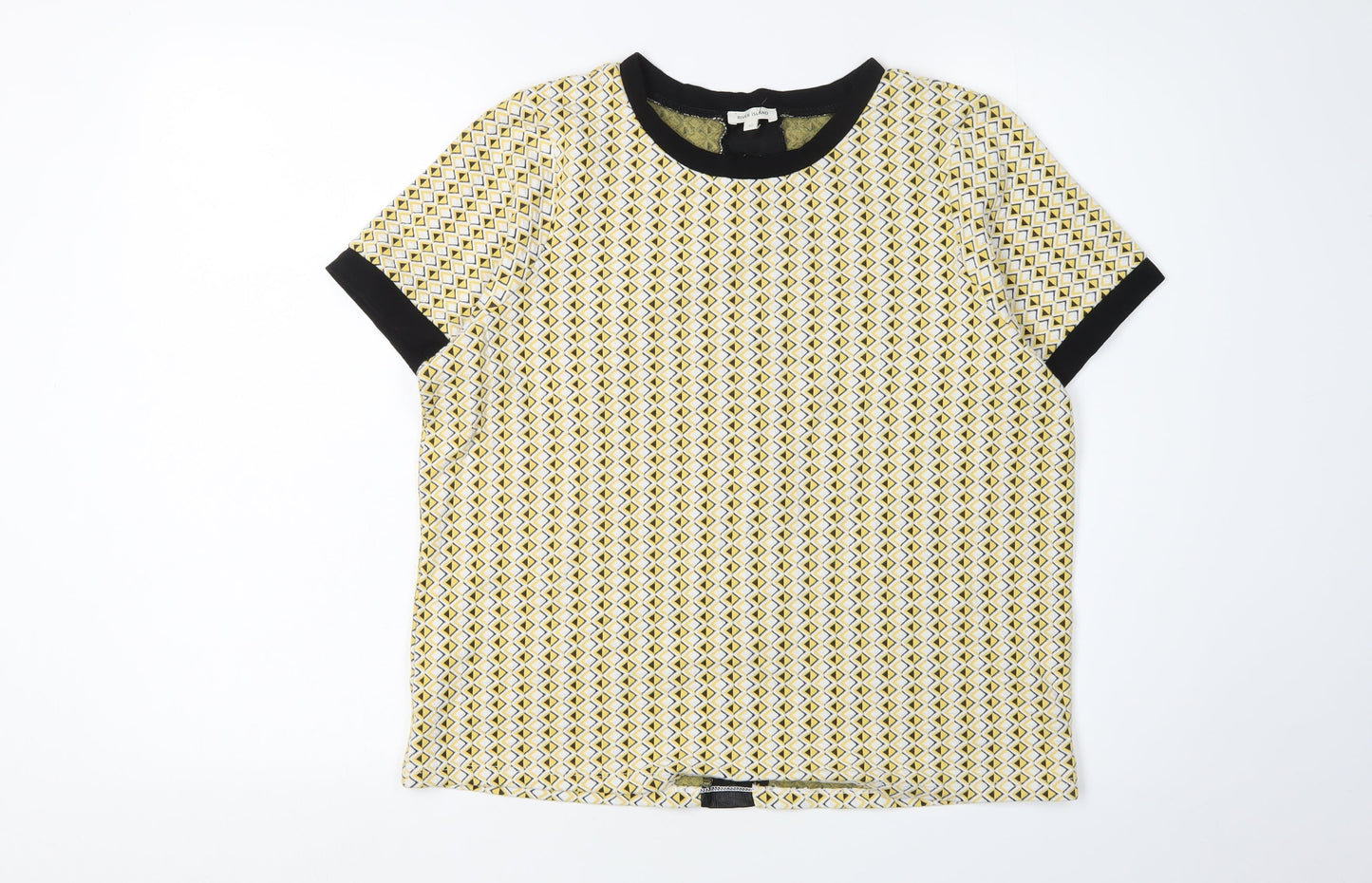 River Island Women's Multicoloured Geometric T-Shirt