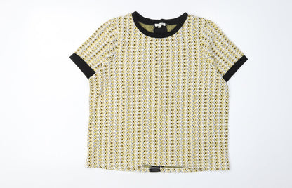 River Island Women's Multicoloured Geometric T-Shirt