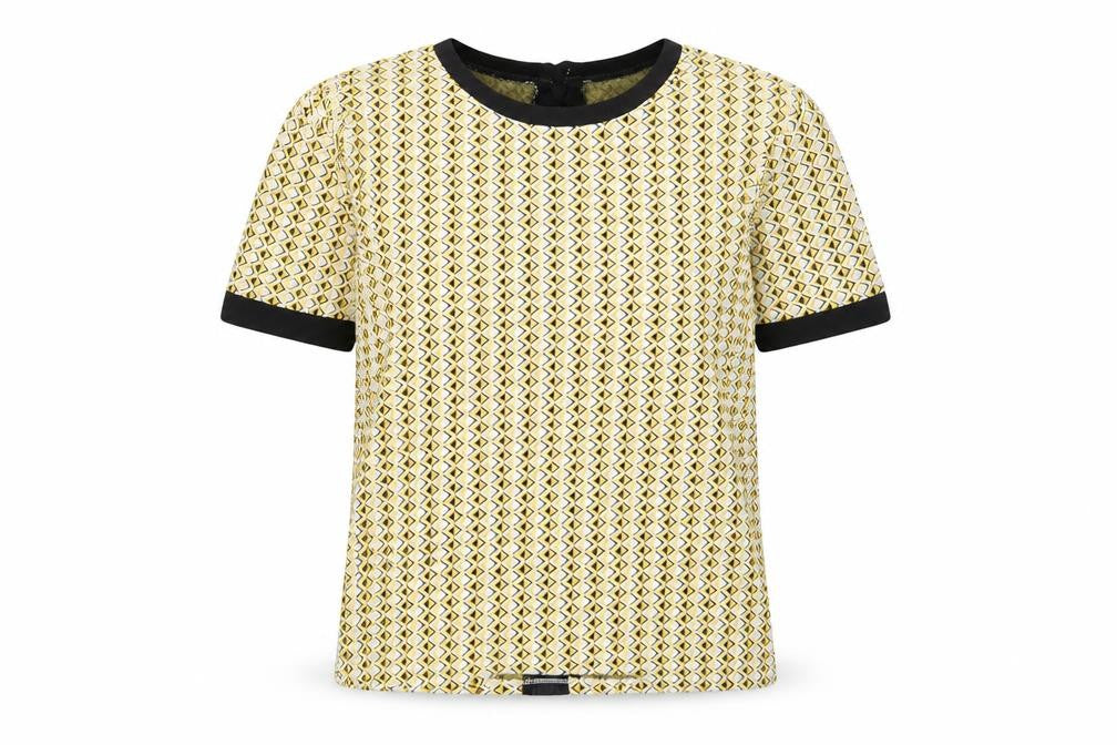 River Island Women's Multicoloured Geometric T-Shirt