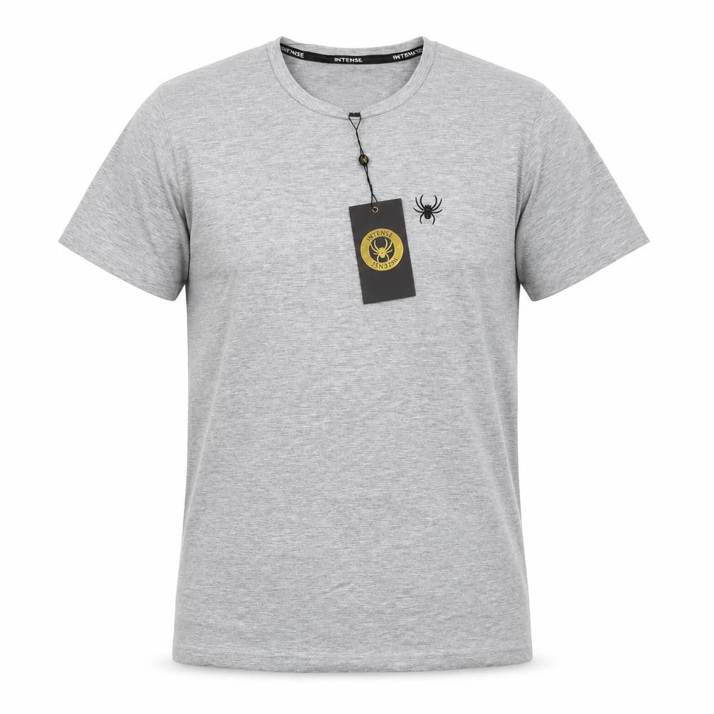 INTENSE Men's Grey Crew Neck T-Shirt Size S