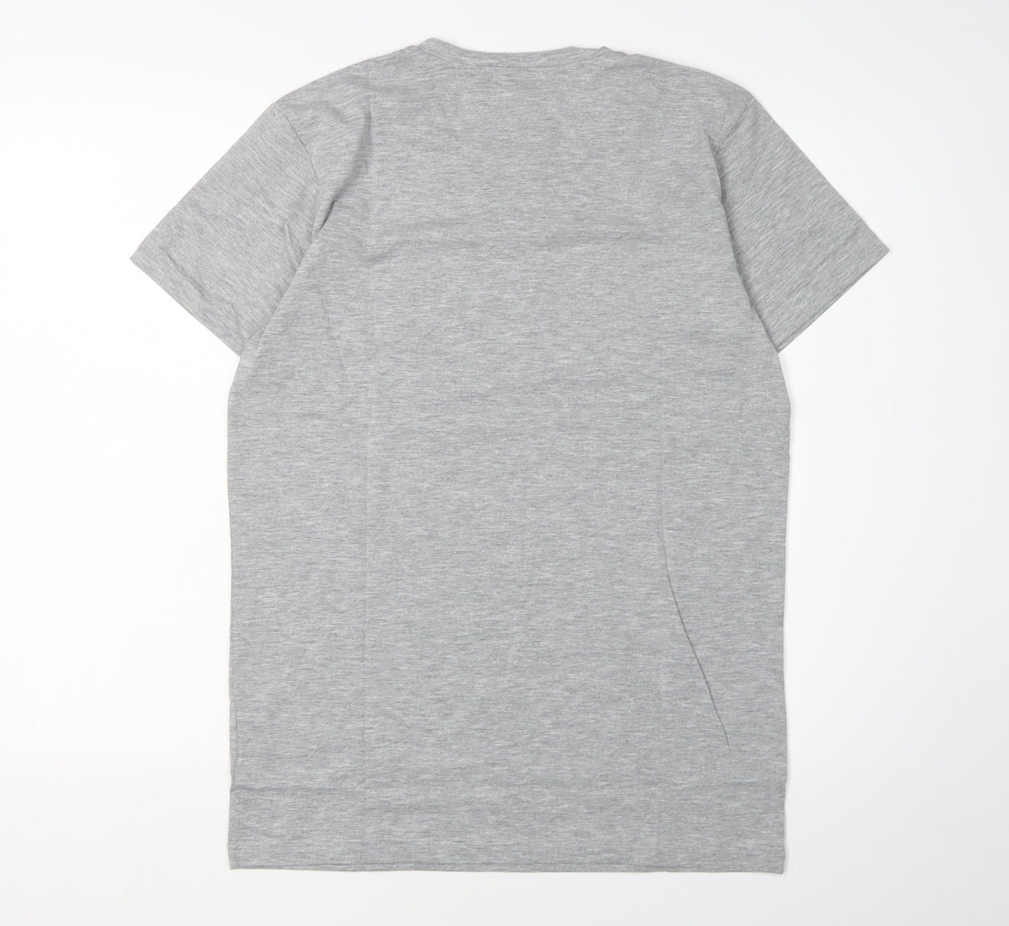 INTENSE Men's Grey Crew Neck T-Shirt Size S