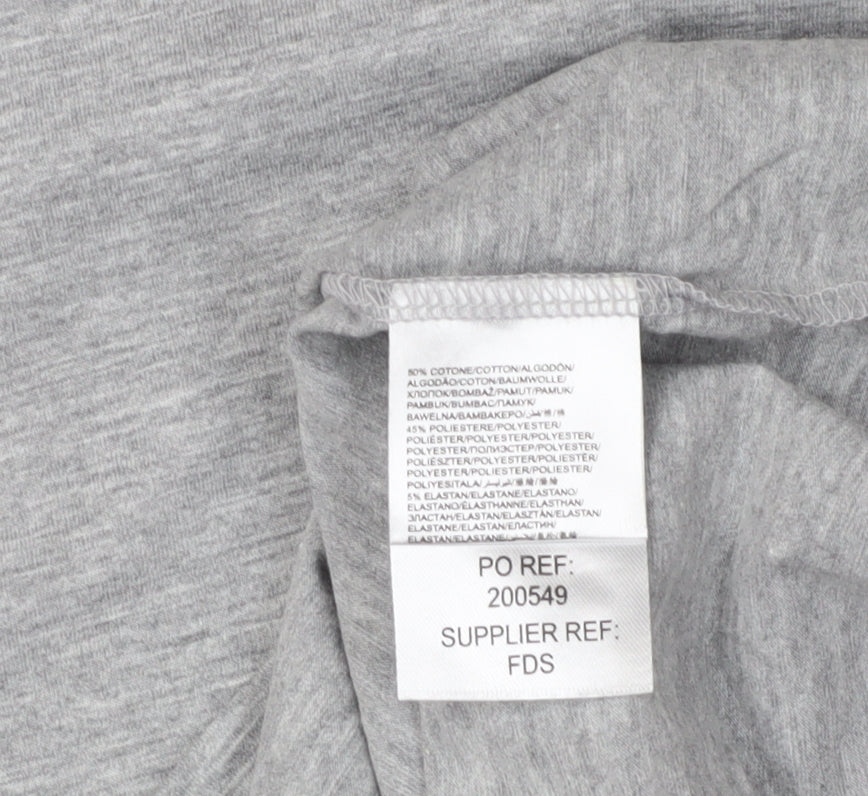 INTENSE Men's Grey Crew Neck T-Shirt Size S
