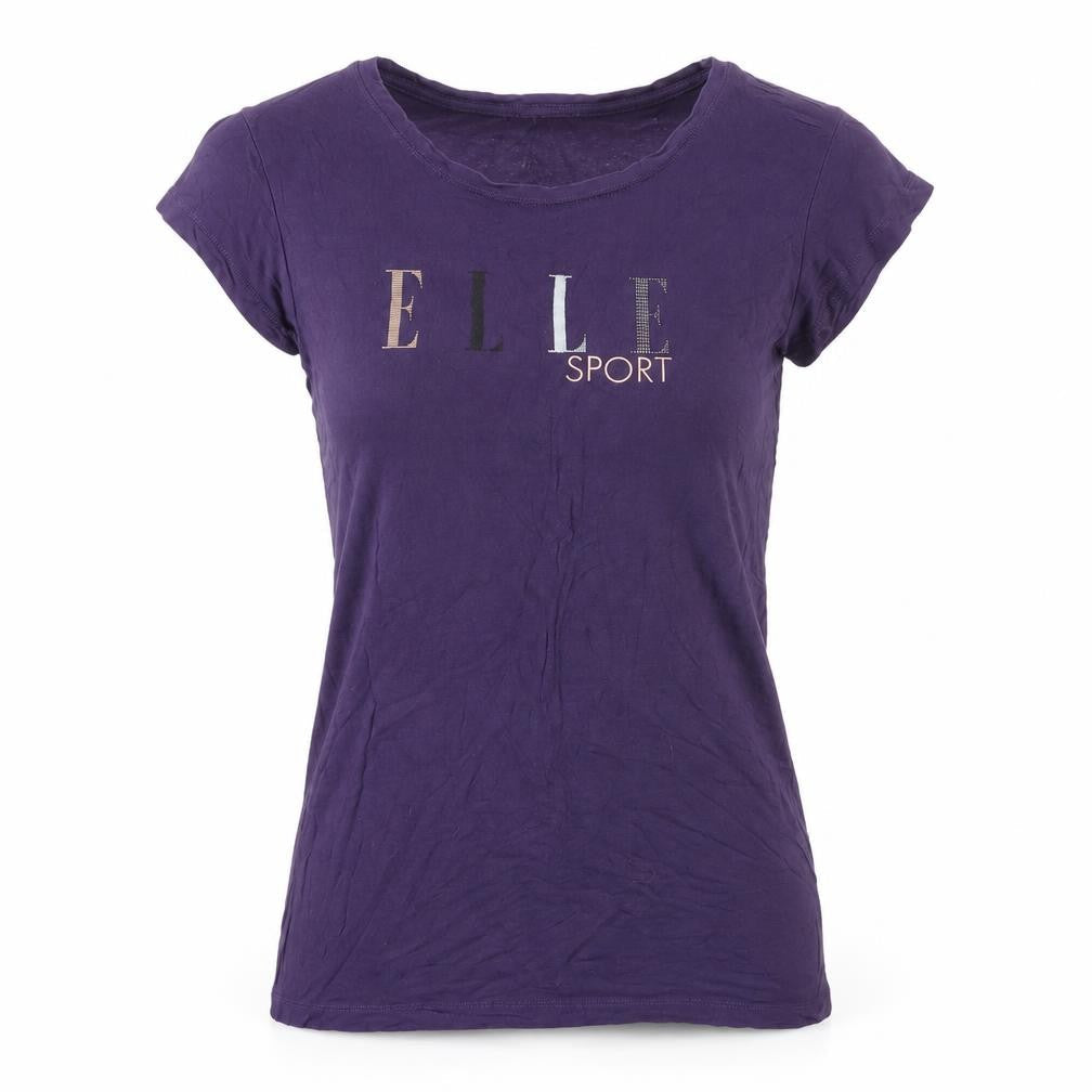 ELLE Women's Purple T-Shirt Size 10