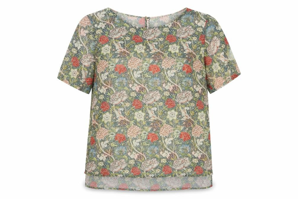 MNG Collection Women's Floral Blouse, Size 12, Multicoloured
