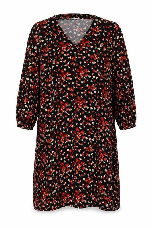 GAP Women's Floral Shift Dress, Multicolour, M, Spring