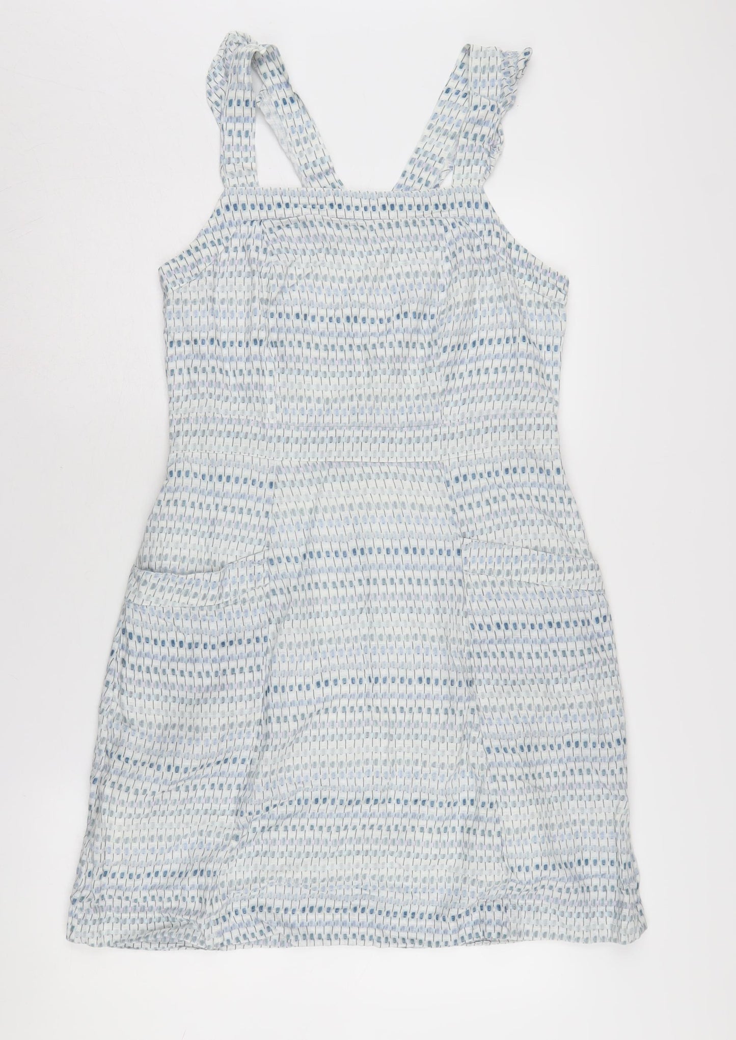 FatFace Women's Multicoloured Pinafore Dress Size 12