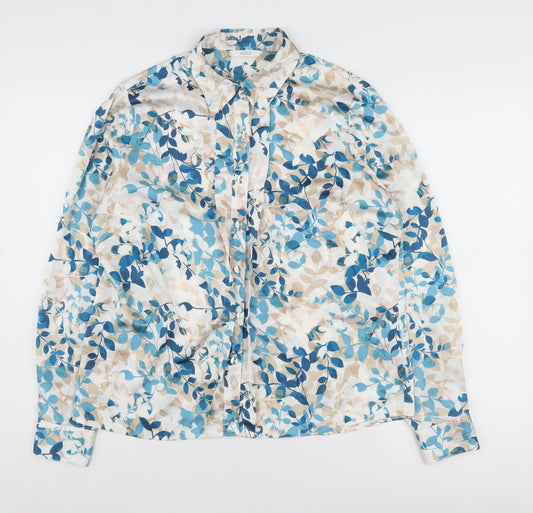 Marks and Spencer Women's Floral Button-Up UK 14