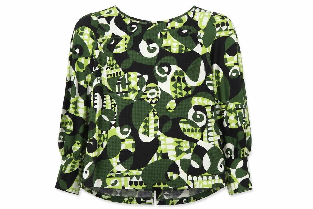 Next Women's Multicoloured Geometric Blouse Size 14