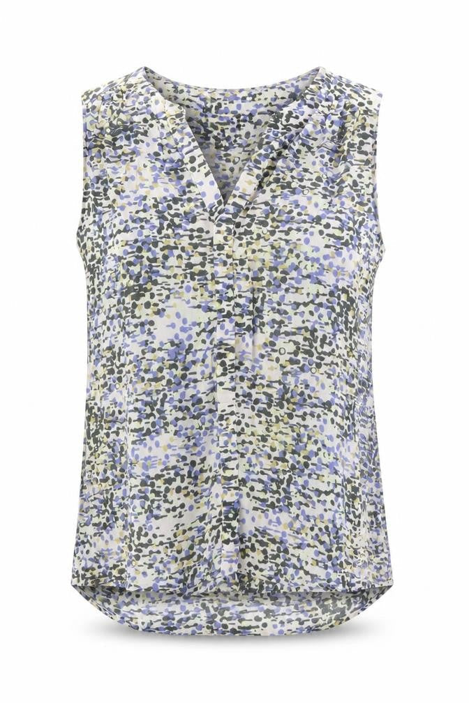 Paul Costelloe Women's Multicoloured Linen Blouse