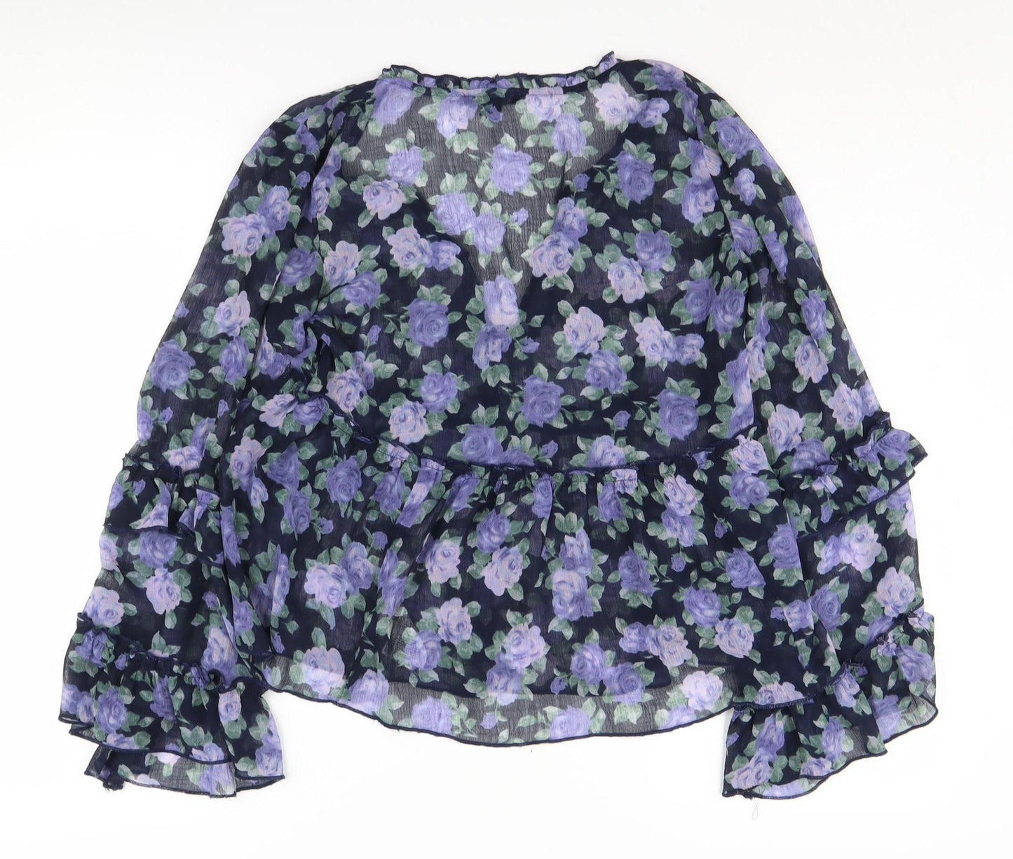 American Eagle Women’s Floral Blouse, Multicoloured, Size S