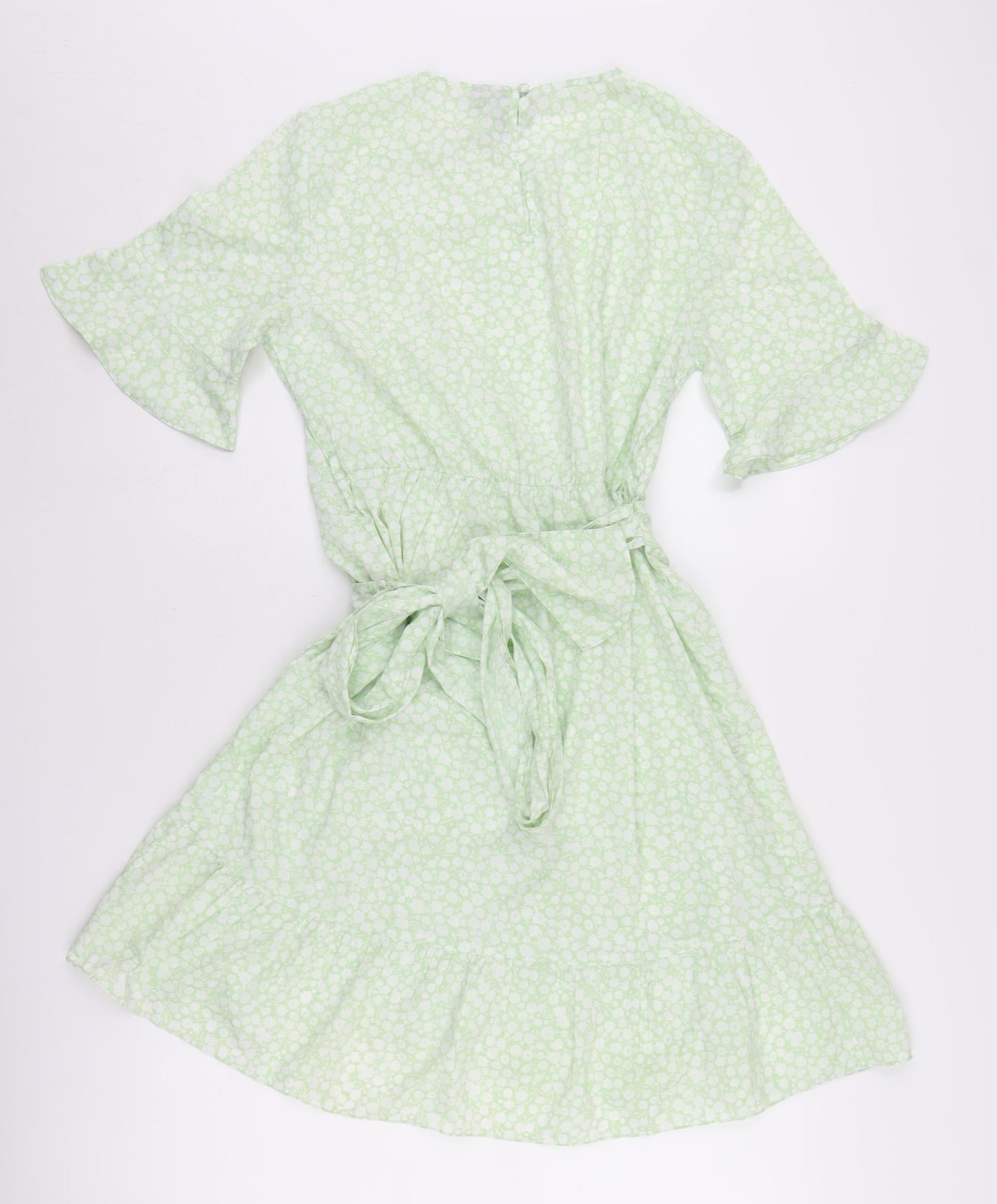Vero Moda Women's Green Floral A-Line Dress - S