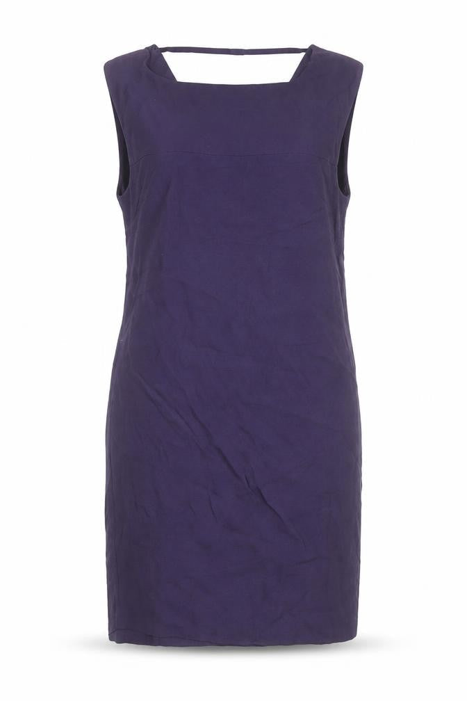 COS Women's Purple Cowl Neck Shift Dress Size 6