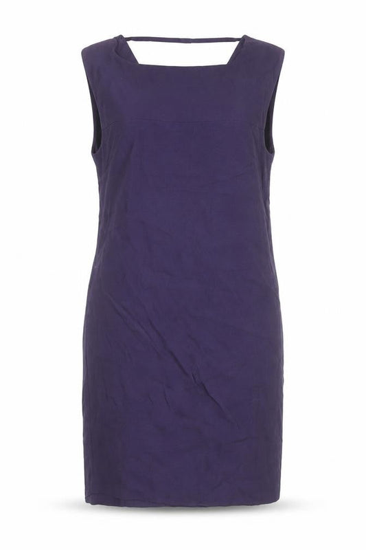 COS Women's Purple Cowl Neck Shift Dress Size 6