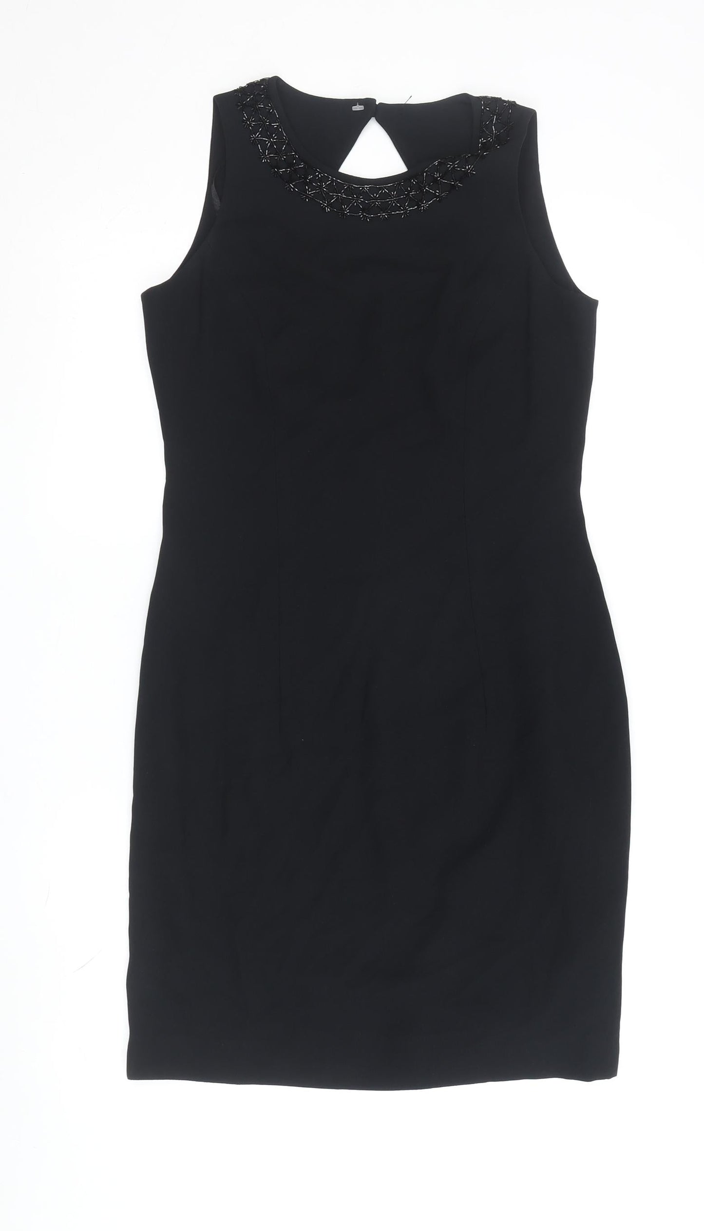 Liz Claiborne Women's Black Sheath Dress Size 4