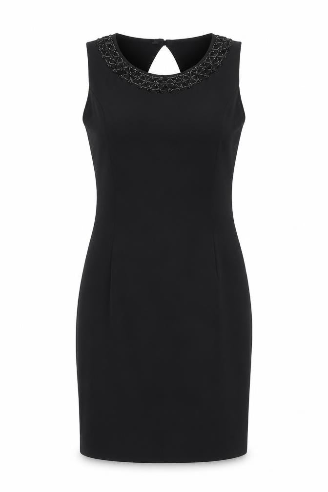 Liz Claiborne Women's Black Sheath Dress Size 4