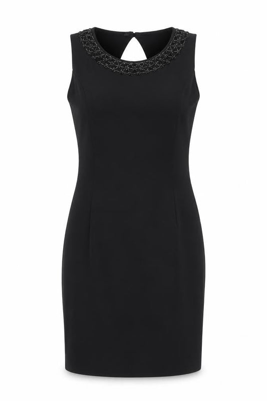 Liz Claiborne Women's Black Sheath Dress Size 4